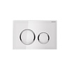 Geberit Bedieningsplaat Geberit Sigma 50 Round Glas Wit