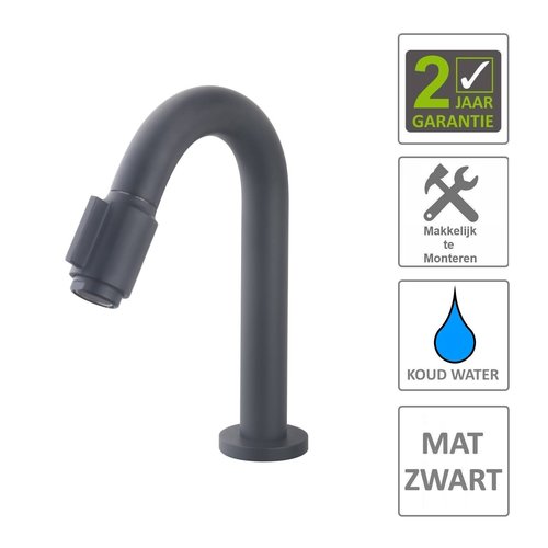 Toiletkraan Boss & Wessing Exclusive Opbouw 1/2' Mat Zwart 