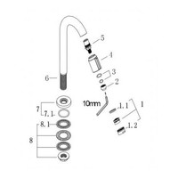 Toiletkraan Boss & Wessing Exclusive Opbouw 1/2' Mat Zwart