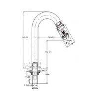 Toiletkraan Boss & Wessing Exclusive Opbouw 1/2' Mat Zwart