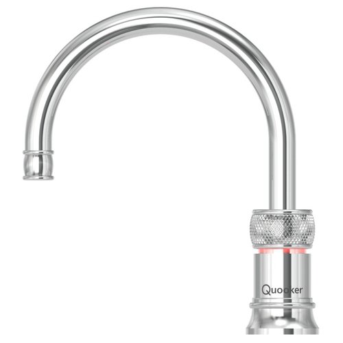 Quooker Kokendwaterkraan Classic Nordic Single Tap Round RVS 