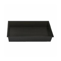 Inbouwnis Sanilux Wandmontage 60x30 cm Mat Zwart