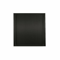 Inbouwnis Sanilux Wandmontage 30x30 cm Mat Zwart