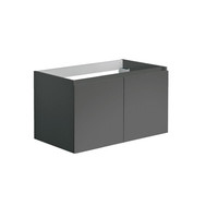 Onderkast Allibert Alma 80x47,2x46 cm Soft-Close Deuren Antraciet (wastafel optioneel)