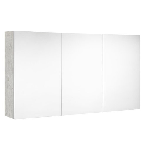 Spiegelkast Allibert Look Stopcontact VDE 120x65x18 cm Licht beton 