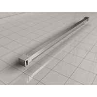 Stabilisatiestang Wiesbaden 120 cm Geborsteld Staal