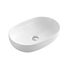 Sapho Waskom Sapho Caleo Ovaal 60.5x42 cm Keramiek Wit