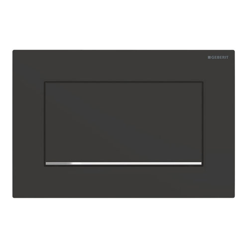 Drukplaat Geberit Sigma 10 Square SF Mat Zwart 