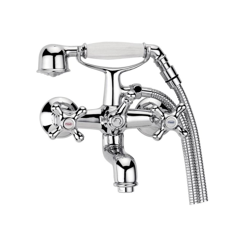 Badmengkraan Sapho Victoria met Handdouche 2-knop 15.9 cm Chroom