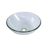 Waskom Sapho Beauty Rond 42 cm cm Helder Glas