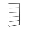 Handdoekrek Sapho SKA Industrial Hangend 115.4x60 cm Mat Zwart