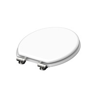 Toiletzitting Schutte Spirit White Met Soft Close MDF Mat Wit