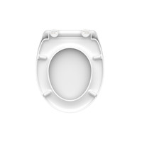 Toiletzitting Schutte White Duroplast Met Soft Close En Quick Release Wit