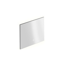 Badkamerspiegel Xenz Garda 80x70 cm Verlichting aan Onder- en Bovenzijde en Spiegelverwarming