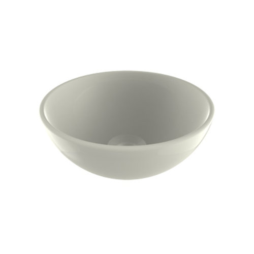 Waskom Opbouw Plieger Mini Round 26x12 cm Keramiek Glanzend Wit 