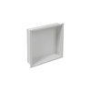 Plieger Inbouwnis Plieger Inbox Wand Met Flens 30x30x7.5cm Waterproof Wit