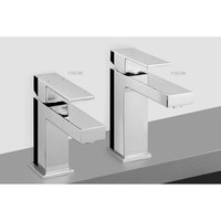 Wastafelmengkraan Sapho Latus 1-hendel Recht 16.4 cm Chroom