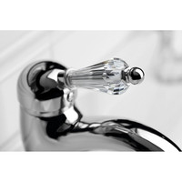 Wastafelmengkraan Sapho KirkÃƒÂ© Retro Kristal 1-hendel Gebogen 18.2 cm Chroom (incl. clickwaste)