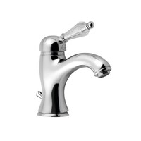 Wastafelmengkraan Sapho KirkÃƒÂ© Retro Kristal 1-hendel Gebogen 18.2 cm Chroom (incl. clickwaste)