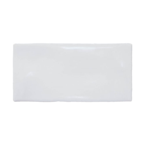 Wandtegel Atlas White Brillo 7.5x15 cm Glans Wit (prijs per m2) 