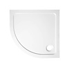 Sapho Douchebak Marmer Sapho Aqualine 80x80x3 cm Kwartrond Wit