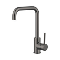 Keukenmengkraan Best Design Albi Uitloop Gebogen 31.7 cm 1-hendel Gunmetal