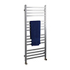 Sapho Handdoekradiator Sapho Metro Recht 60x151 cm Zilver