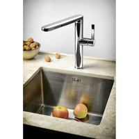 Wastafelmengkraan Sapho Stork 1-hendel Uitloop Recht 27.3 cm Chroom