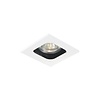 Boss & Wessing Inbouwspot BWS Led Vierkant 10x10cm Aluminium Wit