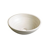 Sapho Waskom Sapho Attila Rond 42.5x14 cm Keramiek Gebroken Wit