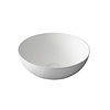 Sapho Waskom Sapho Thin Rond 39x14.5 cm Solid Surface Wit