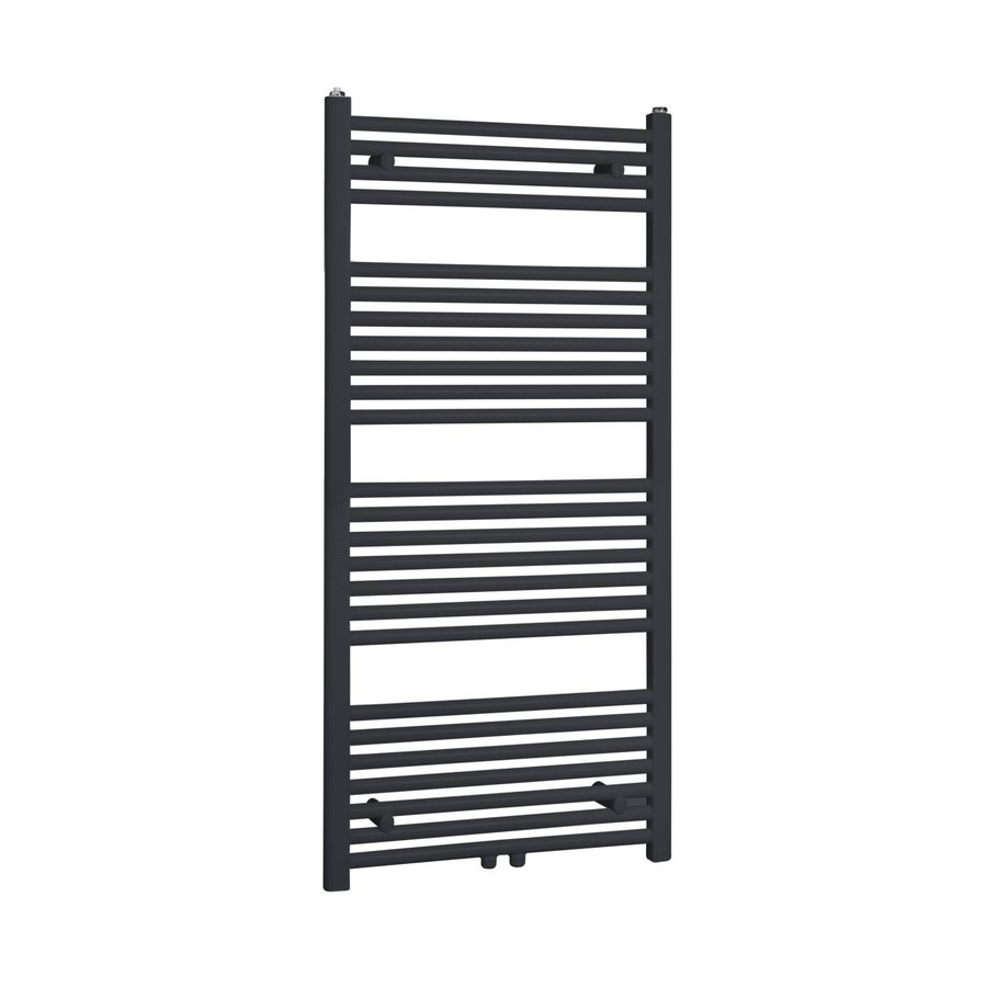 Handdoekradiator Best Design Zero Recht 120x60 cm Zwart