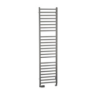 Handdoekradiator Sapho Dina Recht 40x156 cm Metallic Zilver