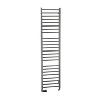 Handdoekradiator Sapho Dina Recht 40x156 cm Metallic Antraciet