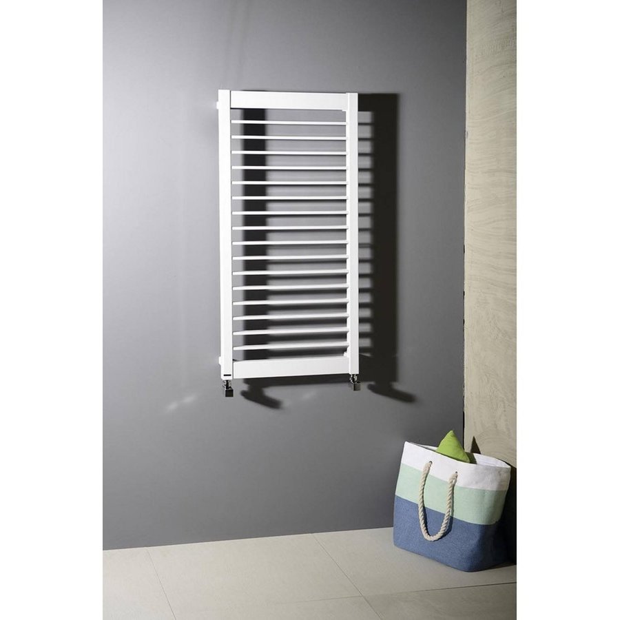 Designradiator Sapho Mateo Recht 50x104.7 cm 508W Wit