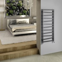 Designradiator Sapho Zig Recht 50x133.4 cm 490W Antraciet