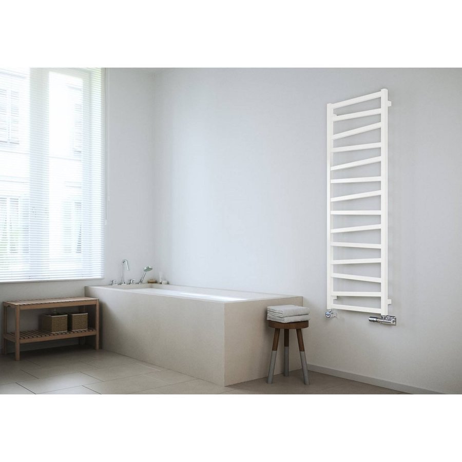 Designradiator Sapho Zig Recht 50x157.2 cm 582W Wit