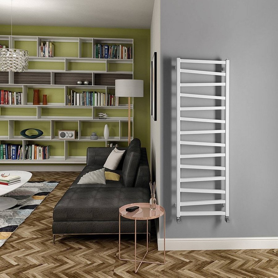 Designradiator Sapho Zig Recht 50x157.2 cm 582W Wit