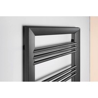 Designradiator Sapho Leontes Recht 59.5x94.4 cm 479W Antraciet