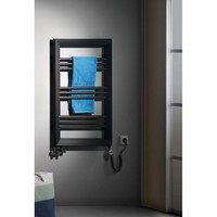 Designradiator Sapho Leontes Recht 59.5x94.4 cm 479W Antraciet