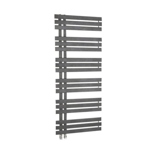 Designradiator Sapho Silvana Recht 50x123.6 cm 561W Antraciet 