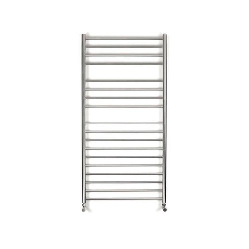 Handdoekradiator Sapho Lina Recht 60x120 cm 340W Geborsteld RVS 