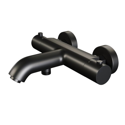 Opbouw Bad- en Douchekraan Brauer Black Thermostatisch Mat Zwart 