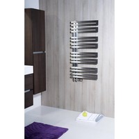 Designradiator Sapho Volga Recht 50x97.6 cm 265W Geborsteld RVS