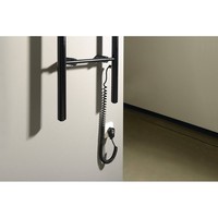 Elektrische Handdoekradiator Sapho Karbo 40x112 cm Zwart