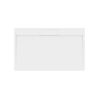 Douchebak Marmer Sapho Irena 130x80x3.5 cm Rechthoek Wit