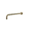 Wiesbaden Luxe Douche-Arm Wiesbaden Rond Muurbevestiging 35 cm Geborsteld Messing