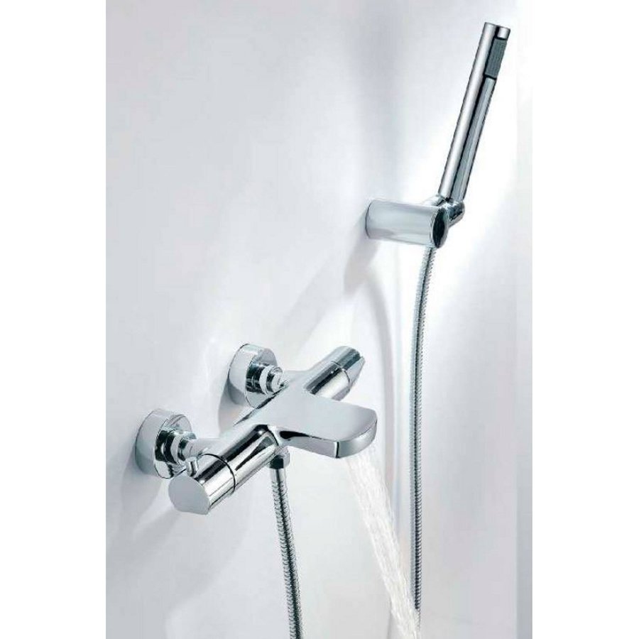 Opbouw Badkraan Sapho Kimura Thermostaatkraan 2-knop 16.4 cm Chroom