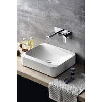 Wastafelmengkraan Inbouw Sapho Latus 1-hendel Uitloop Recht 16.5 cm Chroom