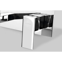 Wastafelmengkraan Inbouw Sapho Latus 1-hendel Uitloop Recht 16.5 cm Chroom